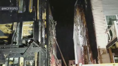 8 Townhouses Damaged in Montgomery County Fire