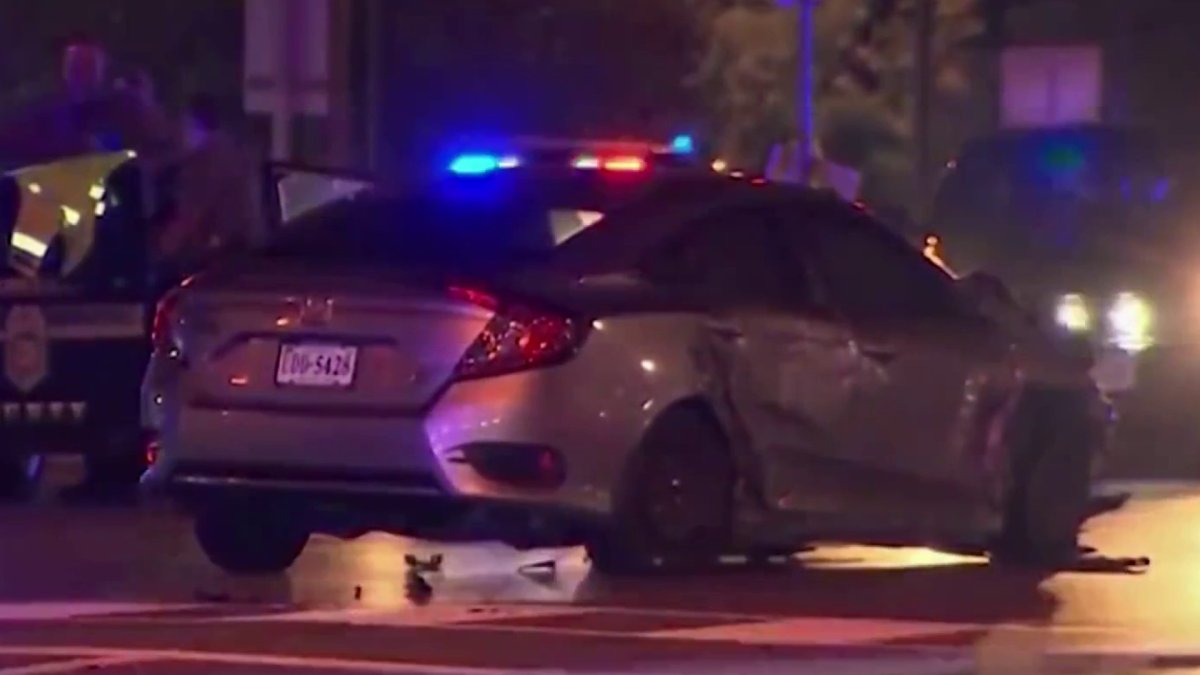 Suspect Fires Shots Crashes In Virginia Chase Police Nbc4 Washington 2994