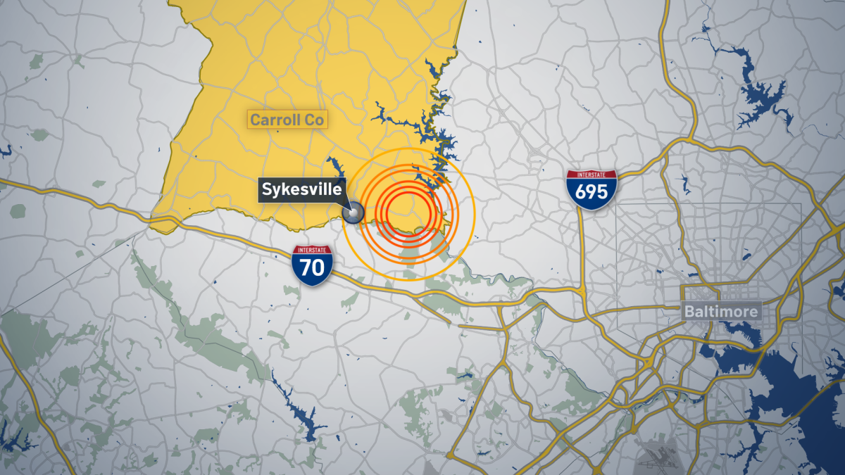 Maryland Earthquake Magnitude 2.0 Shakes Carroll County NBC4 Washington