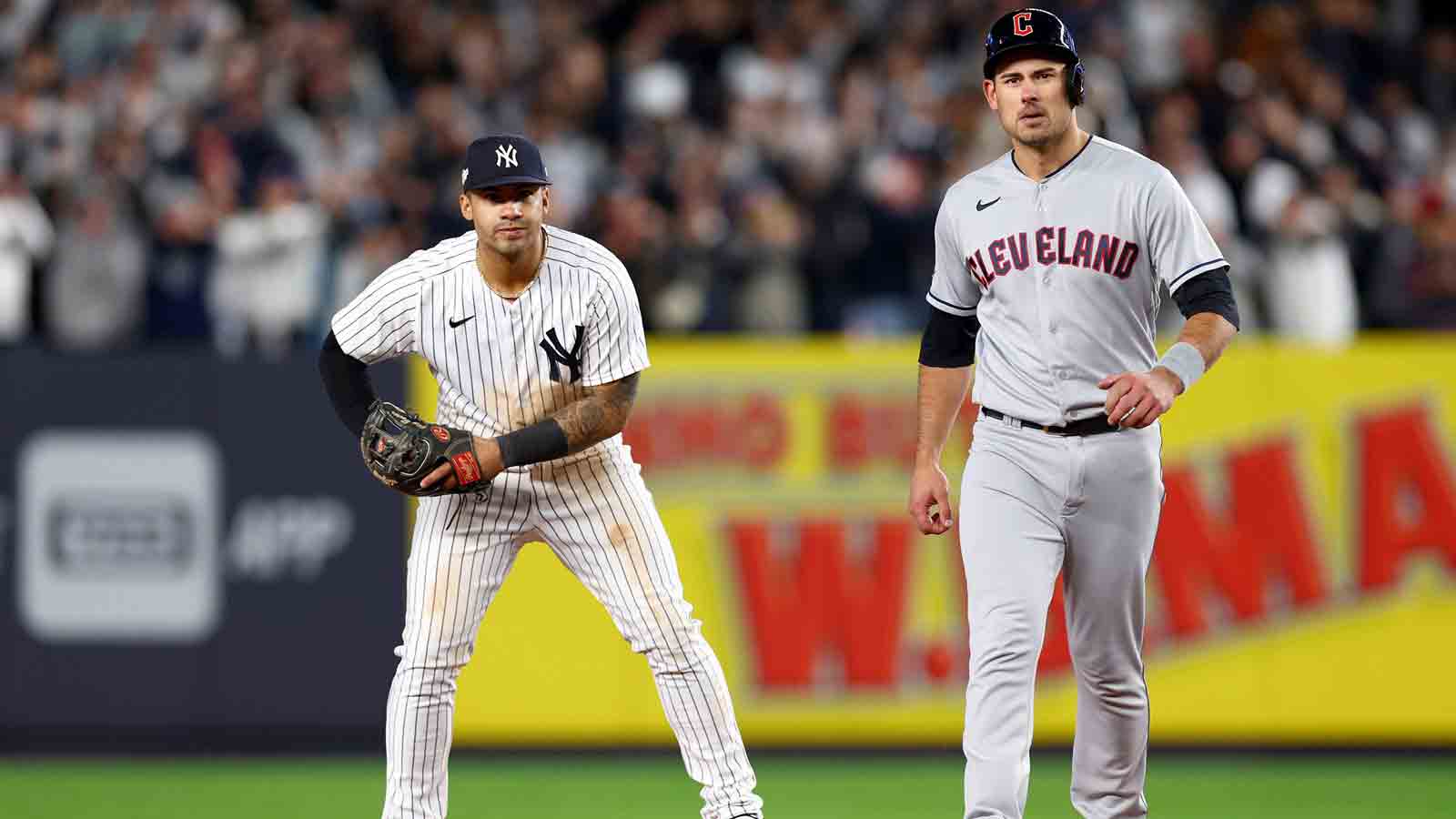 Yankees' Gleyber Torres Mocks Guardians' Josh Naylor With Baby-Rocking Celebration