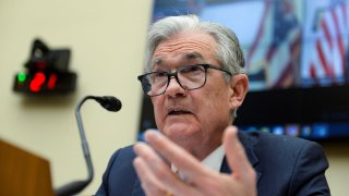 The U.S. Federal Reserve increased its benchmark interest rate by 75 basis points to a range of 1.5%-1.75% in June — the biggest increase since 1994. Fed Chair Jerome Powell (above) flagged there could be another rate hike in July.