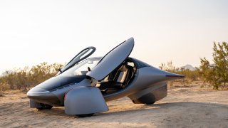 Production of Aptera Motors’ solar electric two-seater vehicle is set to begin next year in Carlsbad, California. The company says there are 37,000 pre-orders for the vehicle.