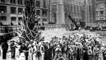 1931 First Rockefeller Center Christmas Tree - Courtesy of Rockefeller Group, Inc