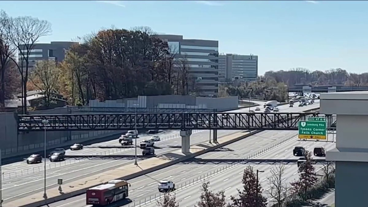 Pedestrian Bridge Opens Over Beltway in Tysons – NBC4 Washington