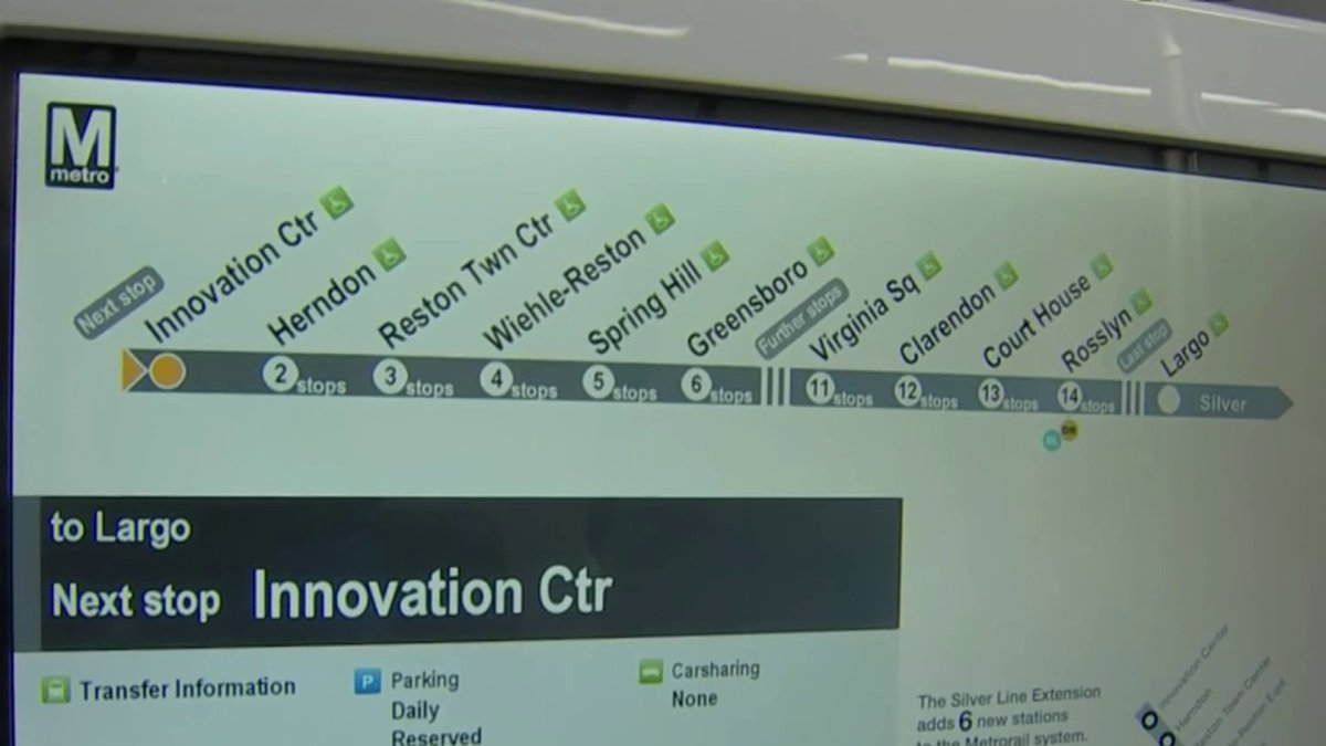 Metro Winds Down First Day of Silver Line Extension Service – NBC4 ...