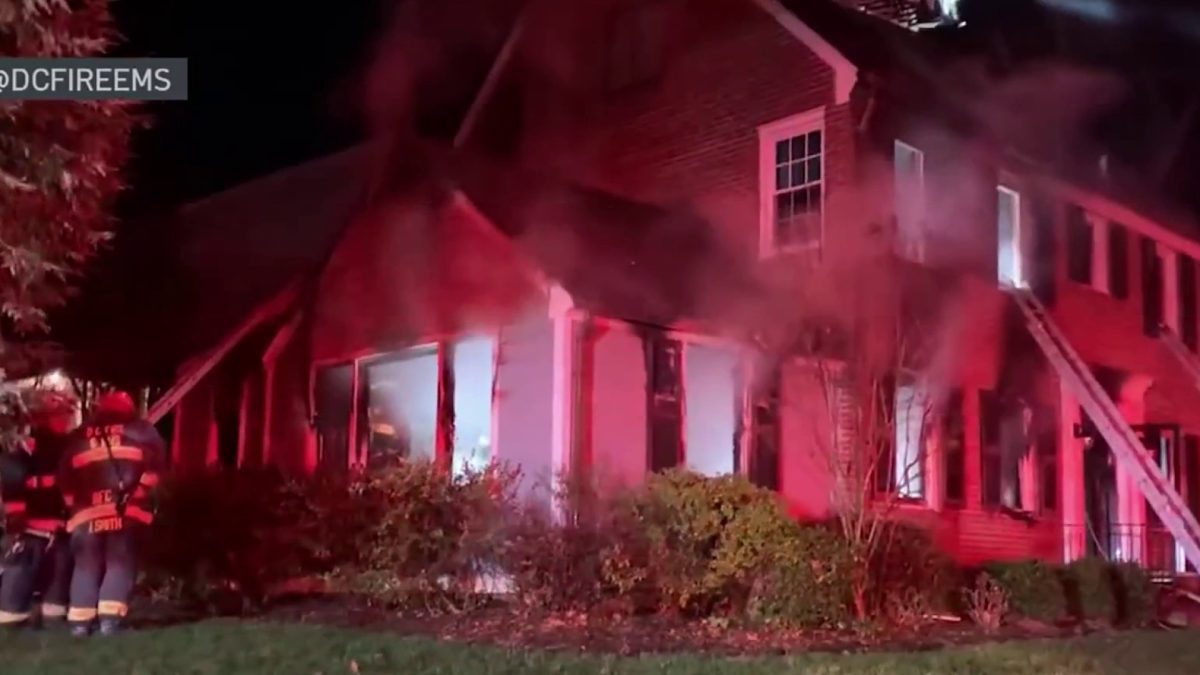 Fire Damages Northwest Home, Displaces 3 People – NBC4 Washington