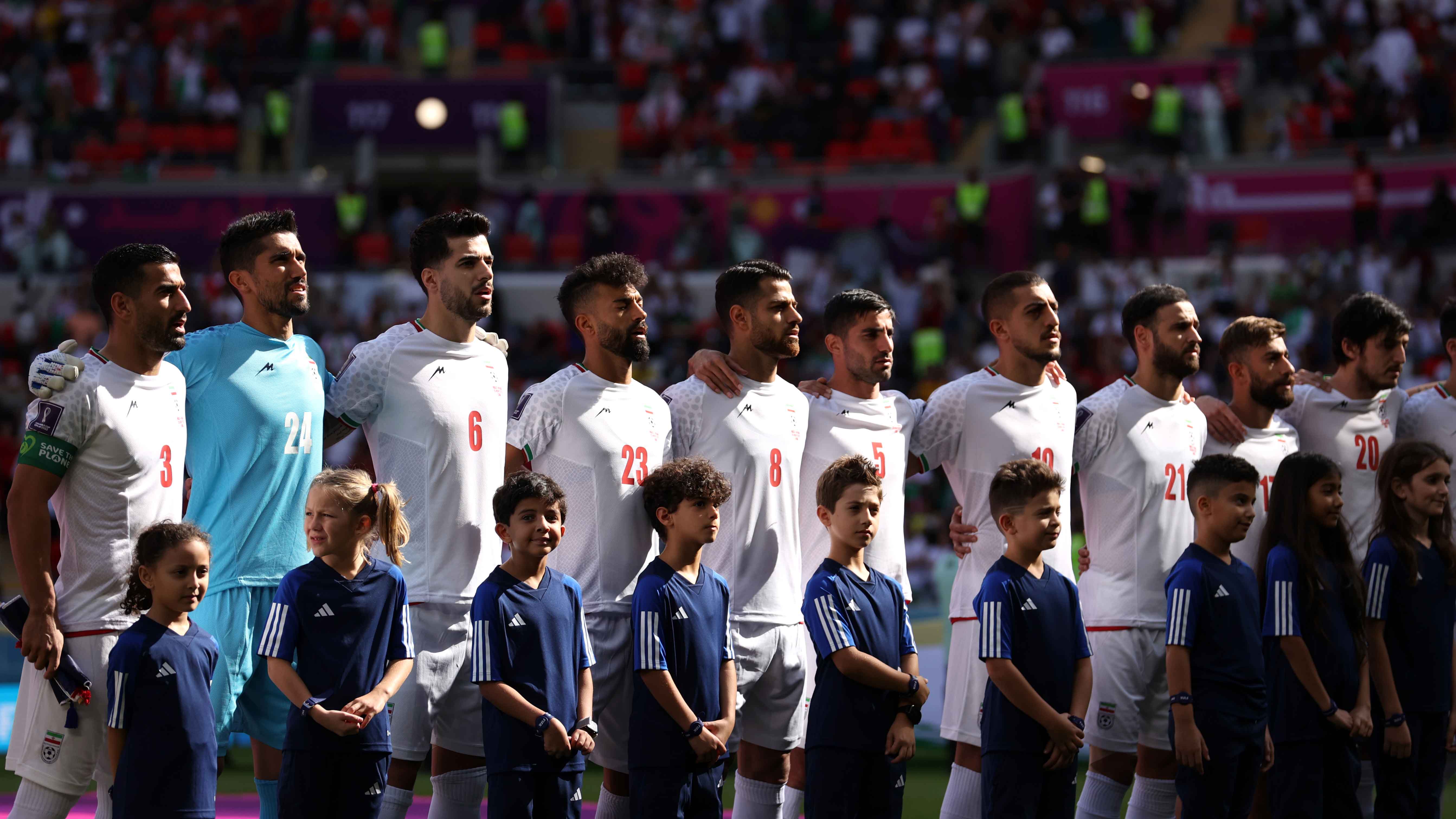Iranian Players End National Anthem Silence at World Cup Vs. Wales