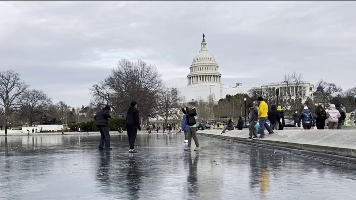 Reminder ice skating is not allowed at the reflecting pool nbc4