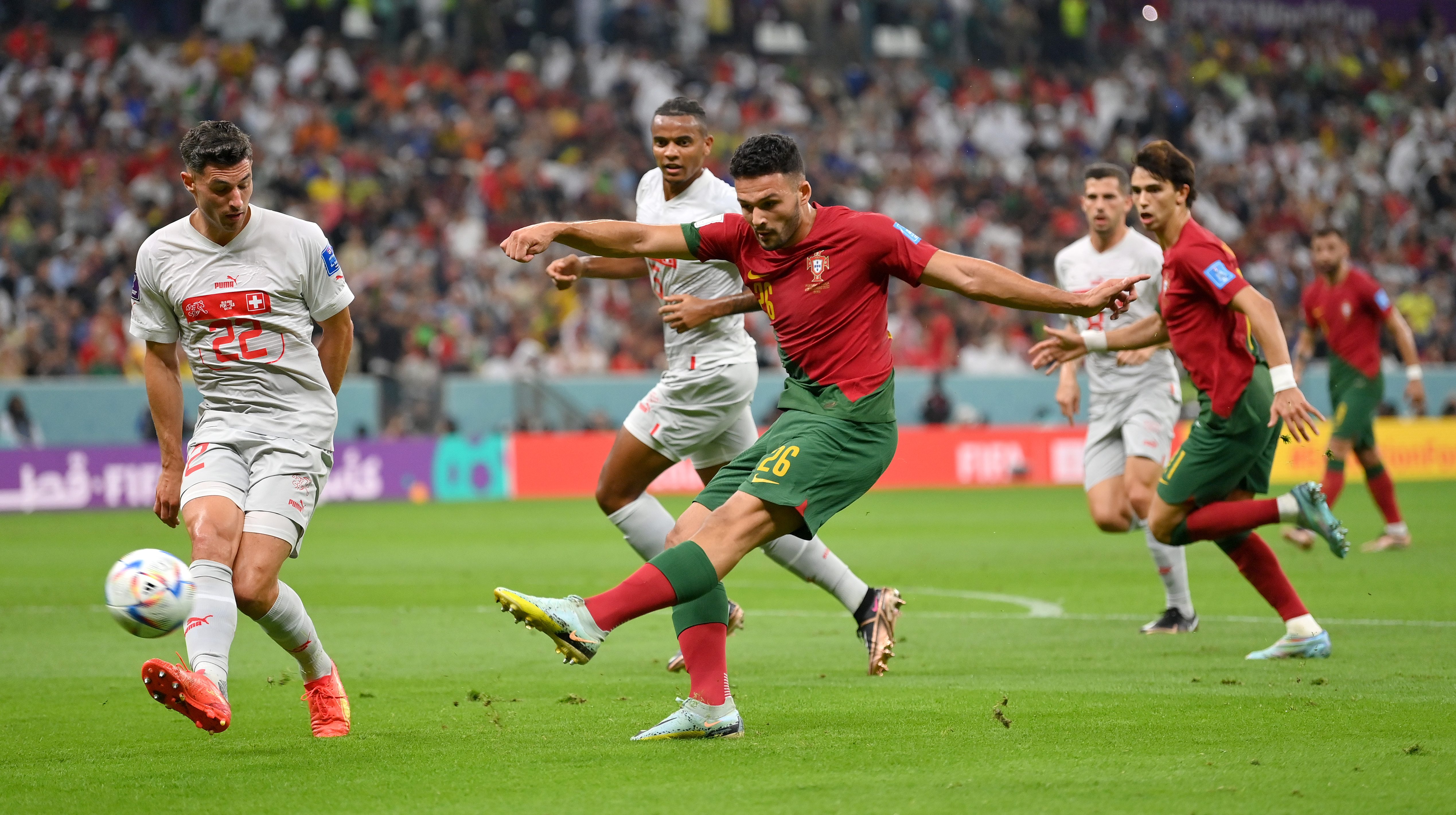 Goncalo Ramos Puts Portugal Up 1-0 vs. Switzerland