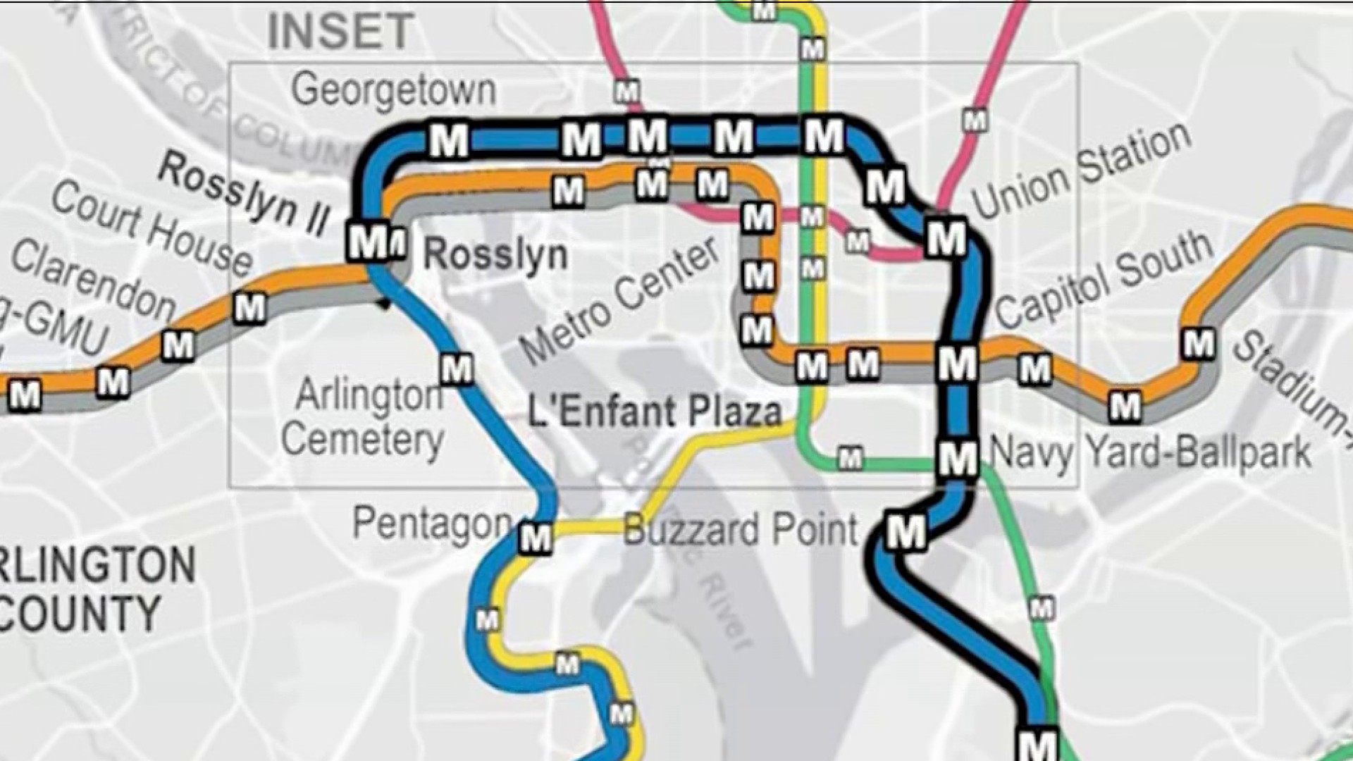 Metro Considers Building Blue Line Loop to Ease Crowding at Rosslyn – NBC4 Washington Metro Considers Building Blue Line Loop to Ease Crowding at Rosslyn – NBC4 Washington