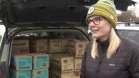 It's Girl Scout Cookie Time: See Thousands of Boxes Unloaded in DC