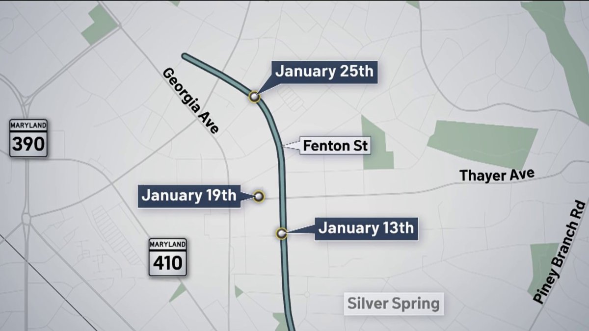 3 Carjackings Reported in Downtown Silver Spring in 2 Weeks NBC4