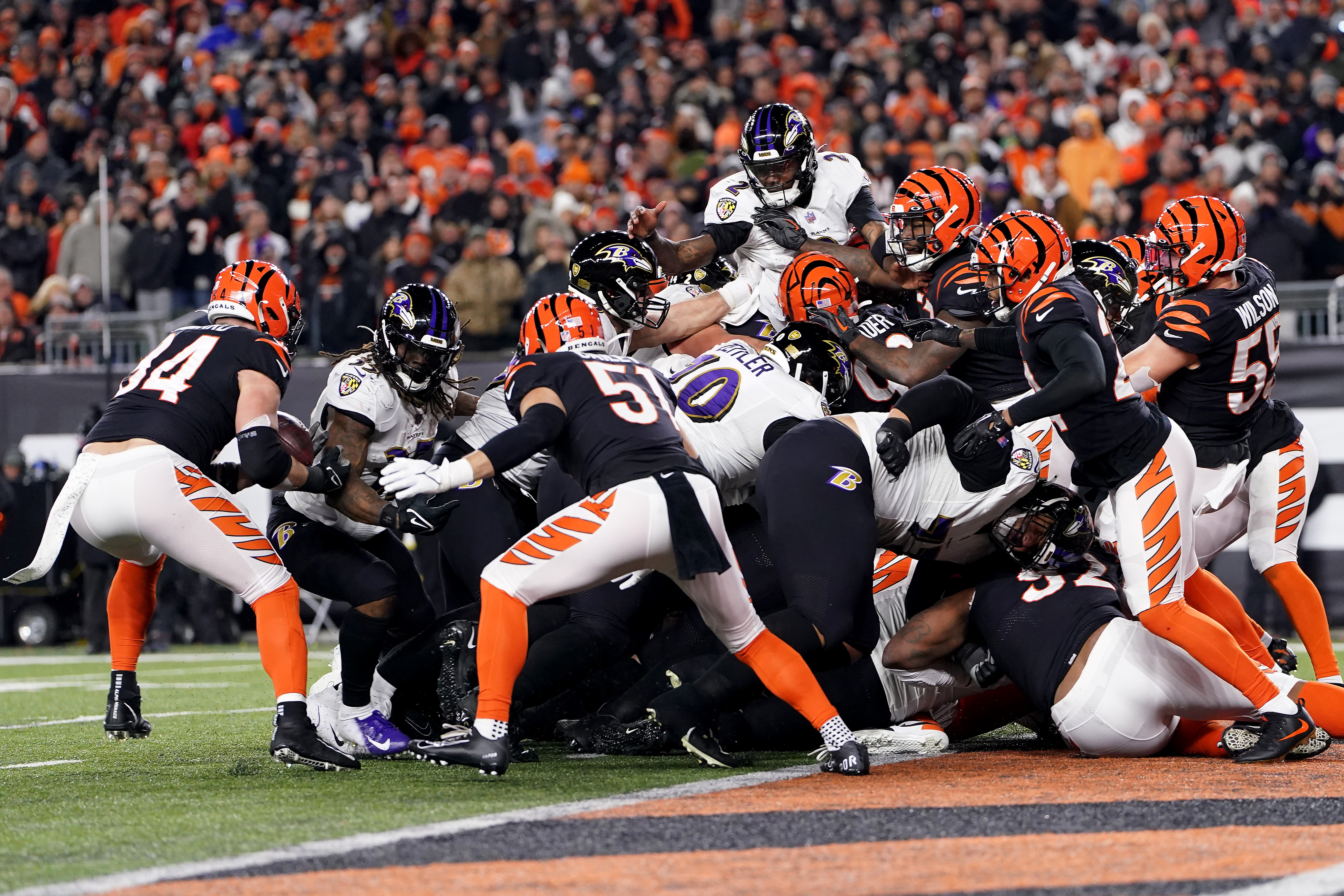 Bills OL was a disaster in the Divisional Round while Bengals