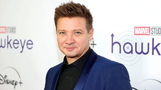 FILE - Jeremy Renner attends a "Hawkeye" special screening at AMC Lincoln Square on Nov. 22, 2021, in New York City.