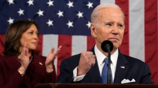 President Joe Biden delivers the State of the Union address to a joint session of Congress on Feb. 7, 2023