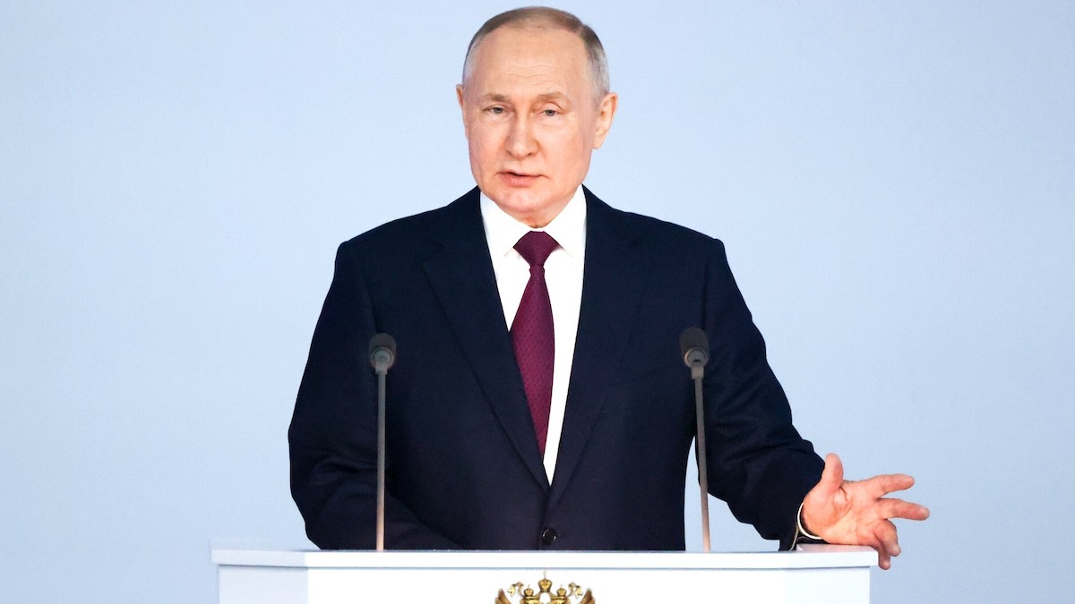 Putin Blames West for Ukraine War, Defends Russia Invasion in Speech to ...