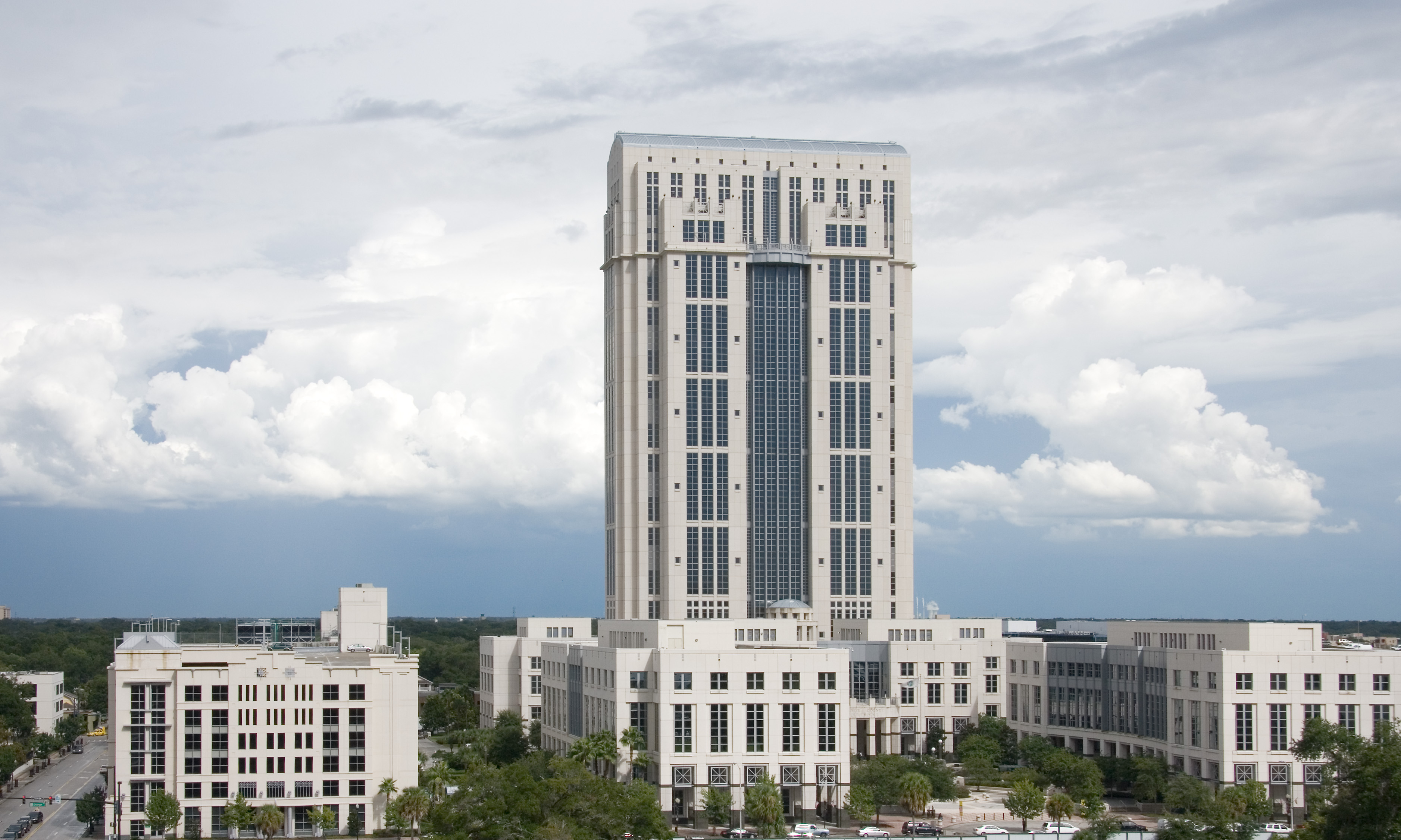 FILE - Panoramic view of the Orange County Florida Courthouse in Orlando