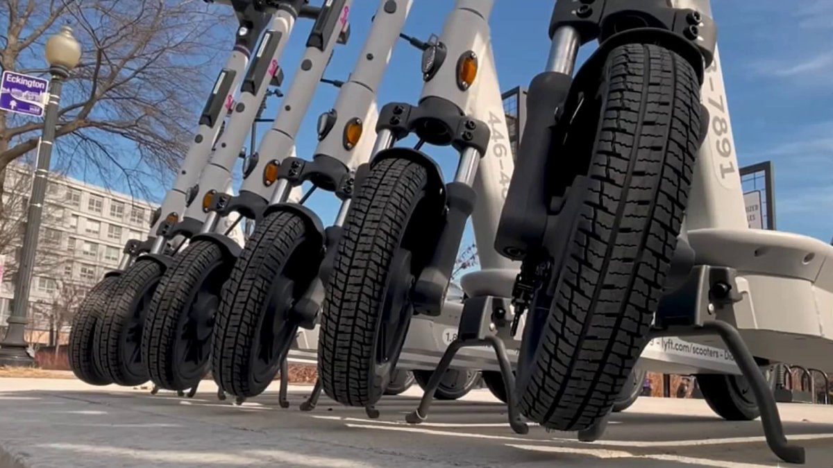 Lyft Rolls Out New AI Electric Scooters on DC Streets NBC4 Washington