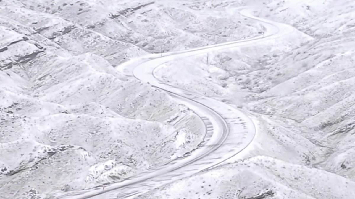 Watch: Cold Storm Blankets Hills Near Santa Clarita Valley With Snow – NBC4 Washington - Vimarsana News