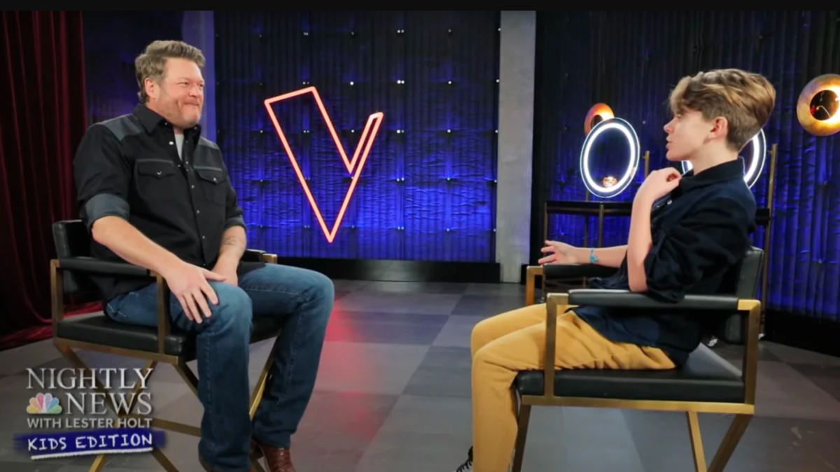 Carson Daly’s Son Jackson Daly Interviews Blake Shelton NBC4 Washington