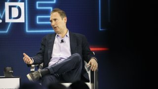 Andy Jassy, CEO of Amazon.com and then CEO of Amazon Web Services, speaks during the WSJDLive Global Technology Conference in Laguna Beach, California, U.S., speaks during the WSJDLive Global Technology Conference in Laguna Beach, California, on Oct. 25, 2016.