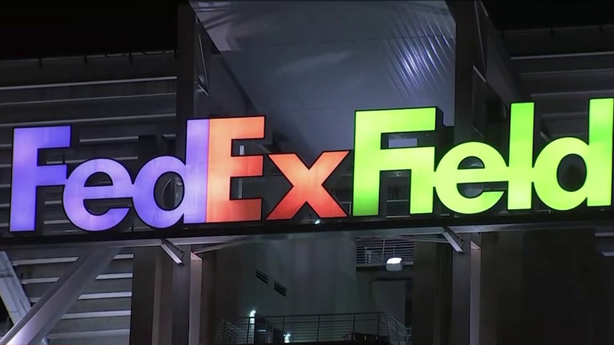 Washington Commanders signs spotted at FedEx Field day before unveiling