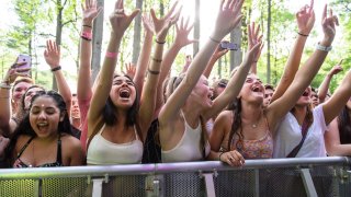 COLUMBIA, MD – May 10th, 2014 – Fans enjoy the set by Capital Cities on the Treehouse Stage at the 2014 Sweetlife Festival at Merriweather Post Pavilion in Columbia, MD. (Photo by Kyle Gustafson / For The Washington Post via Getty Images)