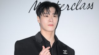 FILE - South Korean singer MoonBin of ASTRO attends an event on Jan. 26, 2023, in Seoul, South Korea.