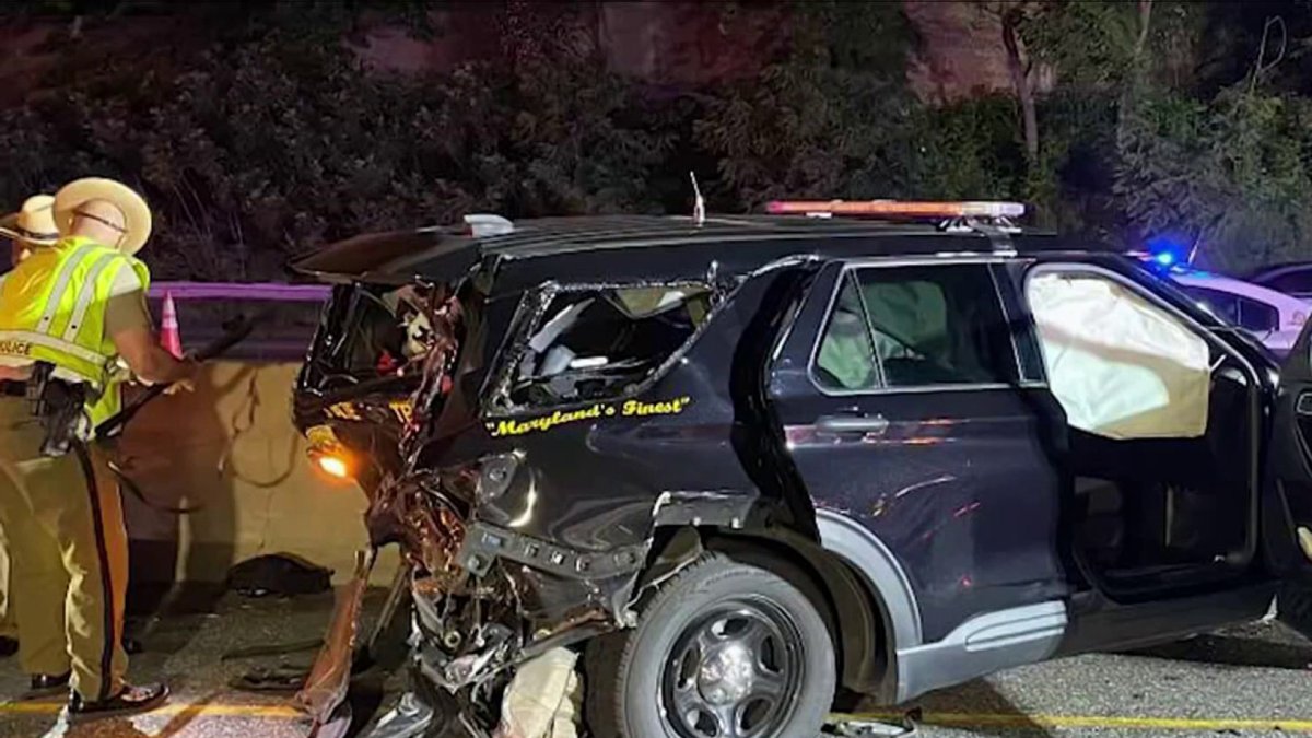 Maryland Trooper Injured in Beltway Crash – NBC4 Washington