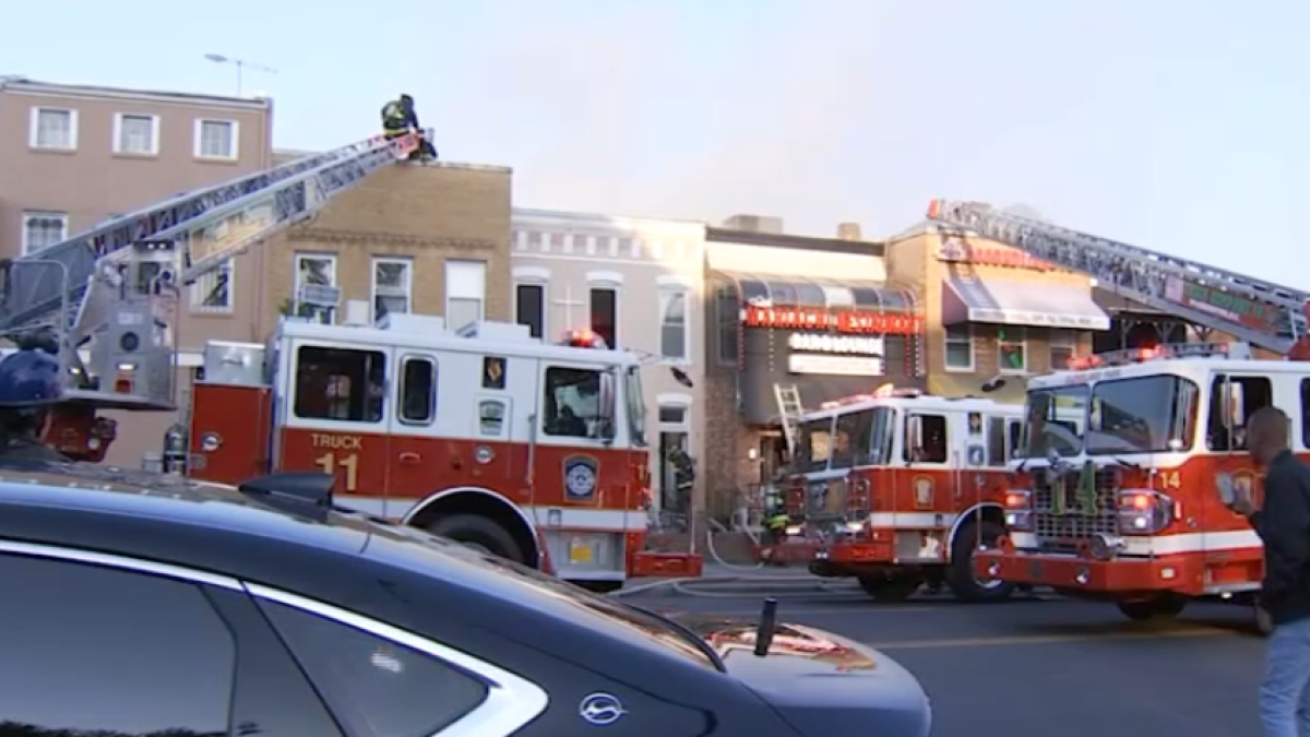 Fire Rips Through Church, Buildings in Northwest DC