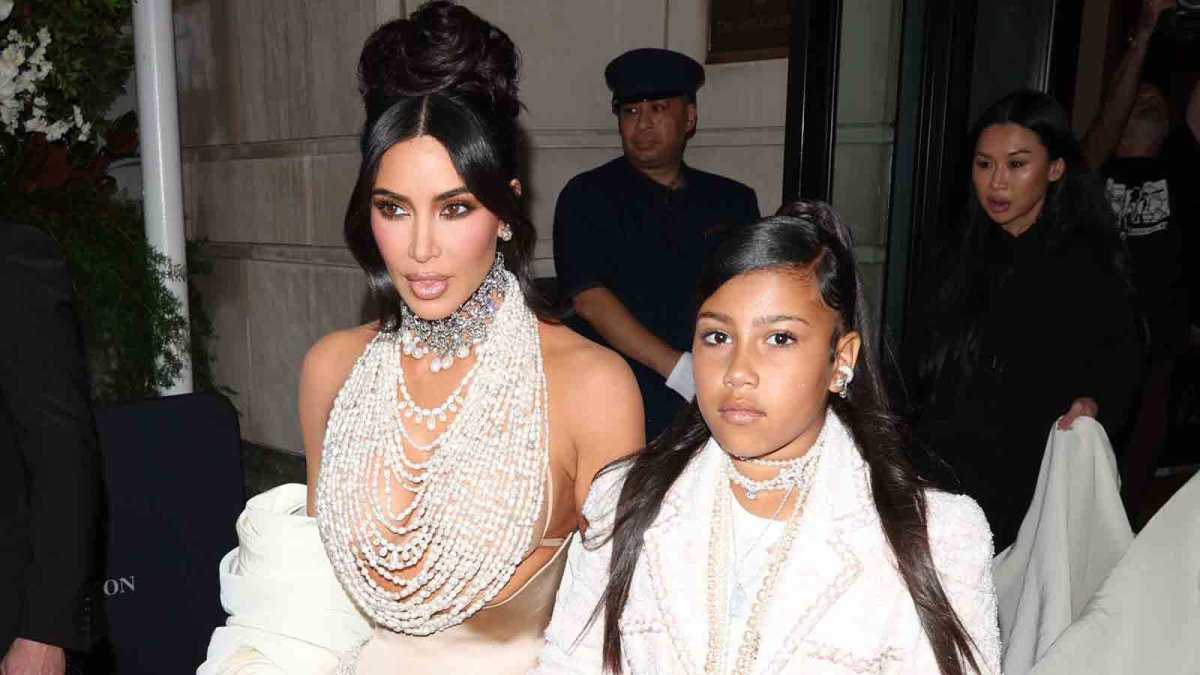 How Kim Kardashian's Daughter Helped Save Her Met Gala Dress When it