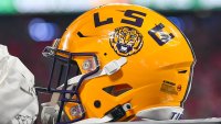 LSU Football Team Shows Off Air-Conditioned Helmets for 2023 Season