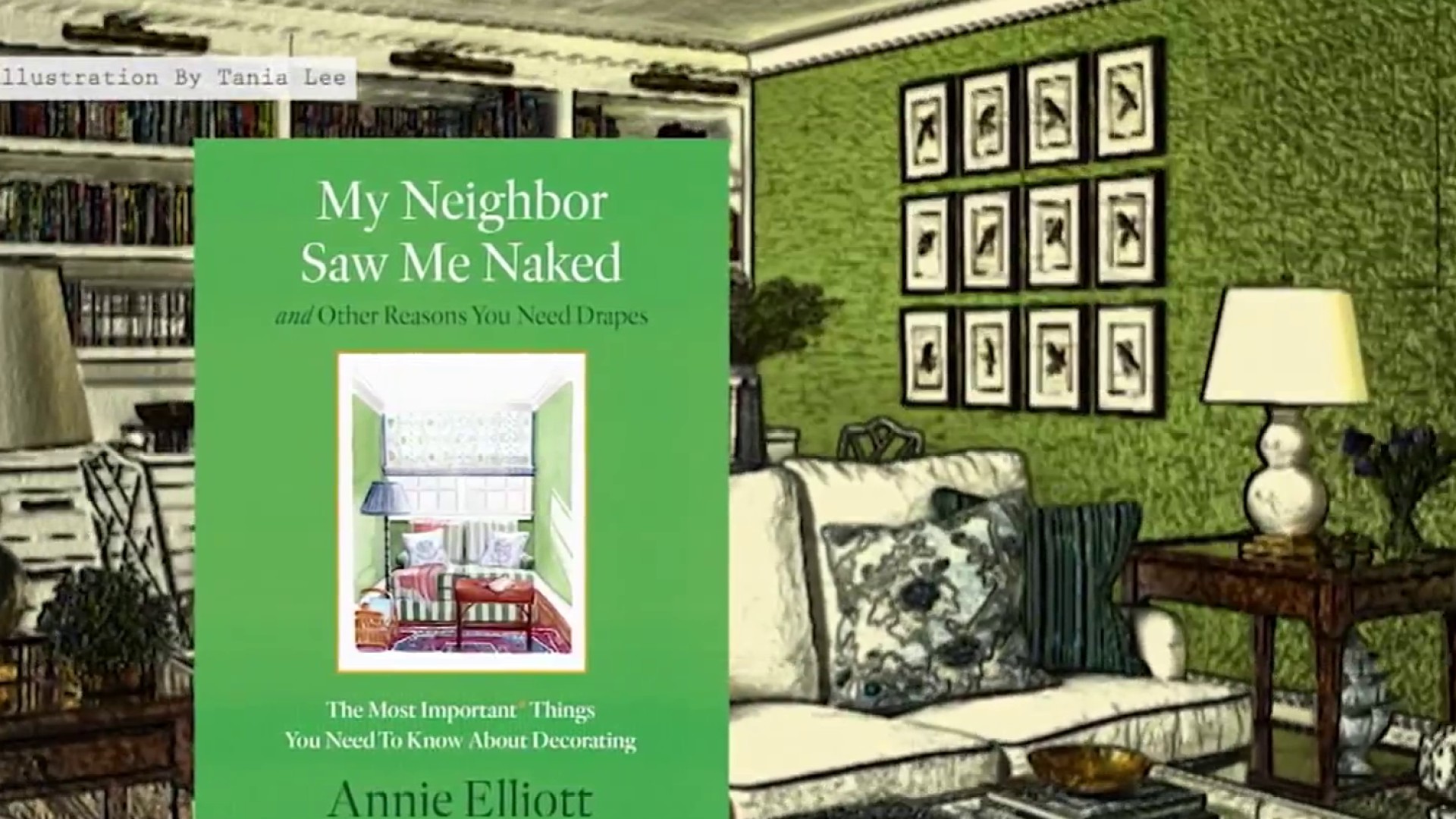 My Neighbor Saw Me Naked Book highlights the importance of drapes picture