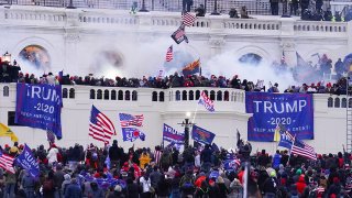 FILE - Rioters at the U.S. Capitol on Jan. 6, 2021, in Washington.