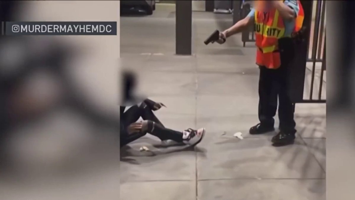 Video shows tense moments after shooting at Fort Totten Metro station