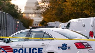 Washington Metropolitan Police investigate near the Supreme Court and Capitol