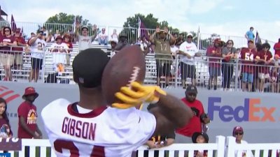 Excited Commanders fans brave heat to watch training camp – NBC4