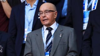 Tottenham Hotspur owner Joe Lewis in the stands during the 2019 UEFA Champions League Final at the Wanda Metropolitano, Madrid. (Photo by Mike Egerton/PA Images via Getty Images)