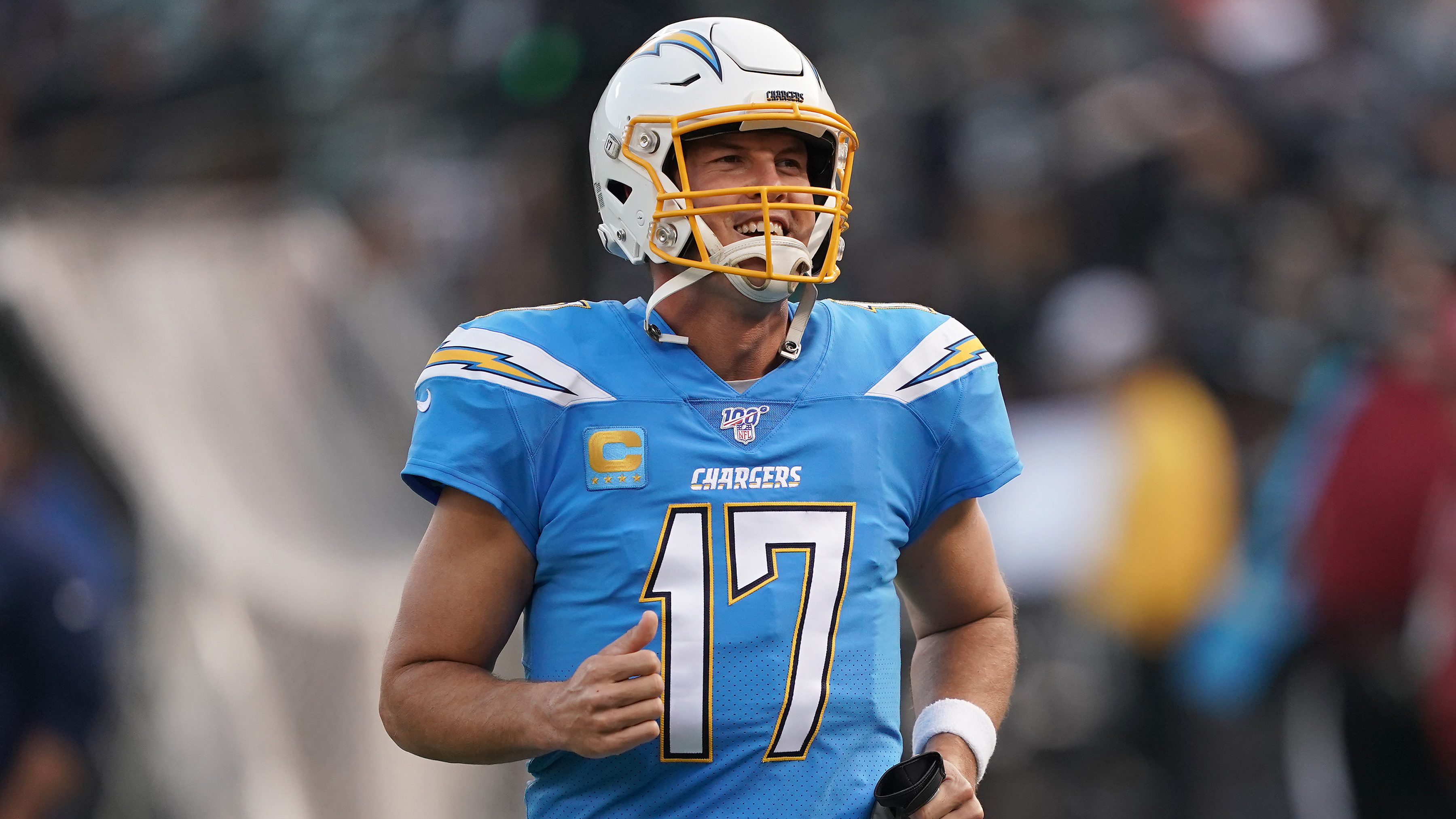 San Diego Chargers quarterback Philip Rivers (17) before the start