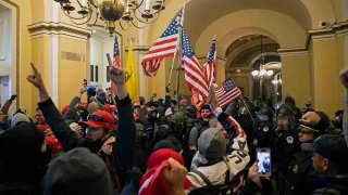 FILE - Supporters of former President Donald Trump protest inside the U.S. Capitol on Jan. 6, 2021, in Washington, D.C.