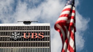 General view of the UBS building in Manhattan, New York, June 5, 2023.