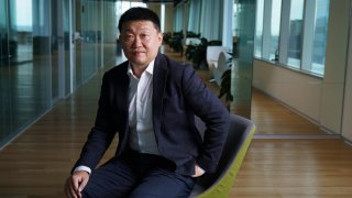 Forrest Li, chief executive officer of Sea Ltd., in Singapore, on Wednesday, May 3, 2023.
