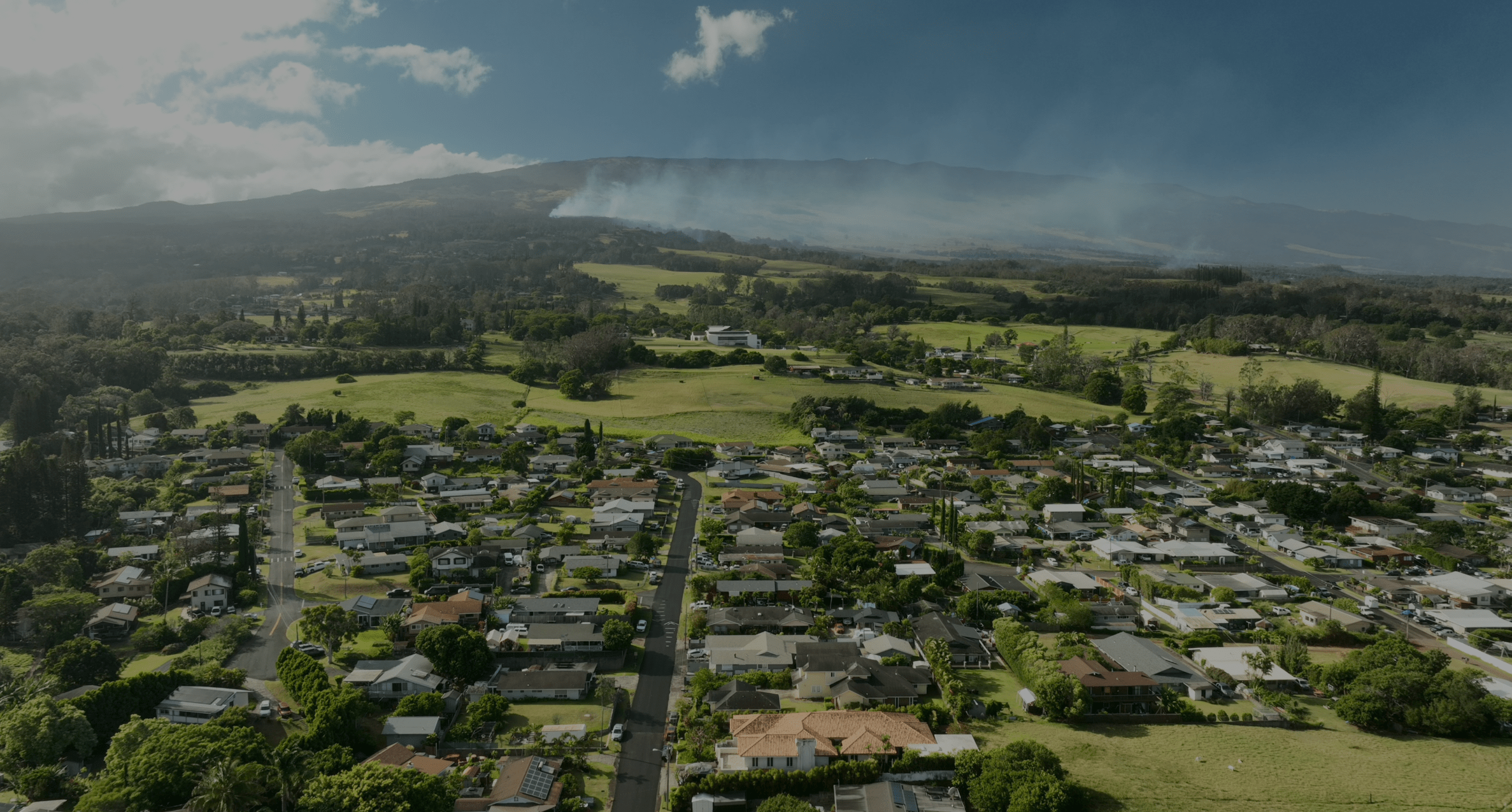 Smoke billows over Kula in Hawaii’s Maui island, Aug. 3, 2023.