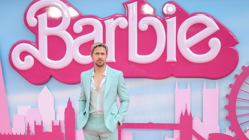 Eva Mendes supports 'husband' Ryan Gosling in 'Barbie' movie shirt