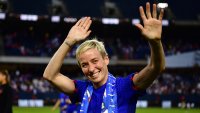 ‘Absolute legend': Megan Rapinoe honored in final USWNT game