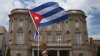 A Molotov cocktail is thrown at the Cuban Embassy in Washington, but there's no significant damage