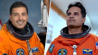 The American engineer and former NASA astronaut is portrayed by actor Michael Peña.