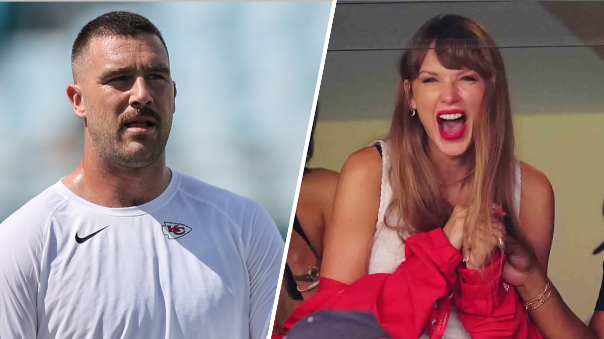 Travis Kelce talks about Taylor Swift rumors during podcast - The Washington  Post