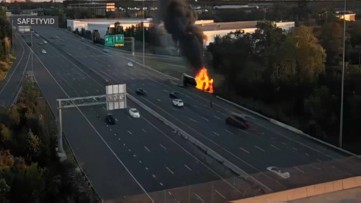 Truck driver critically hurt, man arrested after fiery crash in Sterling – NBC4 Washington