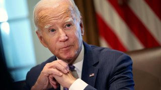 U.S. President Joe Biden holds a Cabinet meeting at the White House on October 02, 2023 in Washington, DC.